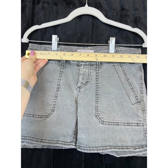 Free People Sage Green Jean Shorts Summer Womens Size 26 - Picture 3 of 6